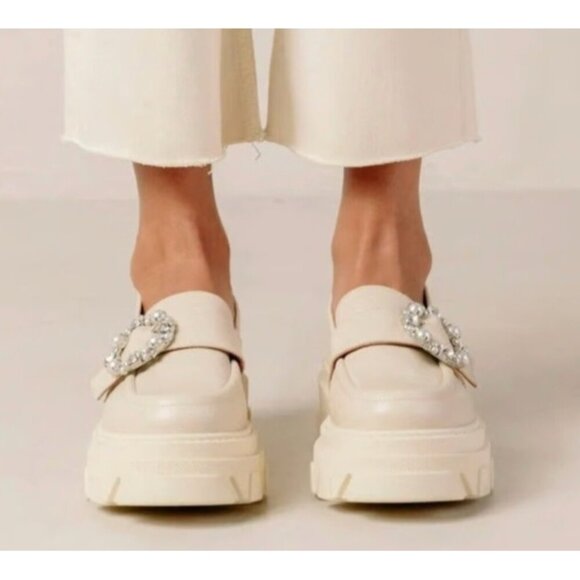 Alohas Trailblazer Crystal Beige Loafer Shoe EU 42 /US 11-11.5 - Picture 3 of 16
